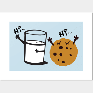 Hi hi Milk & Cookie Posters and Art